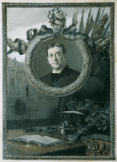 Aktor Adolf von Sonnenthal autorstwa Hans Temple