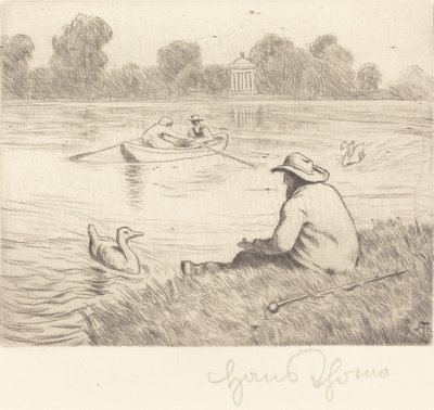 Spokojna wycieczka autorstwa Hans Thoma