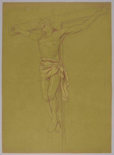 Chrystus na krzyżu autorstwa Hans Thoma