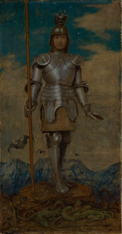 Święty Jerzy Rycerz autorstwa Hans Thoma