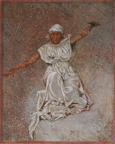 luty, ilustracja z „Festkalender” wydana w Lipsku ok. 1910 (kolor lito) autorstwa Hans Thoma