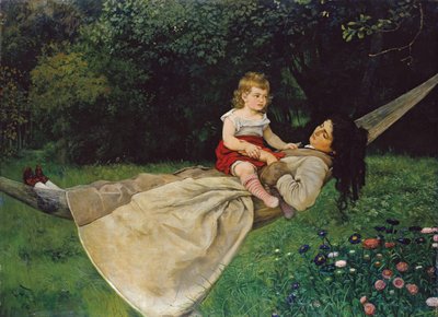 W hamaku autorstwa Hans Thoma