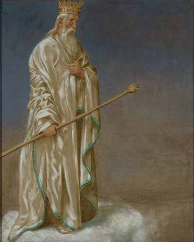 Styczeń (Król Lodu) autorstwa Hans Thoma