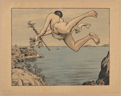 Lecący Merkury, pl. 76 autorstwa Hans Thoma