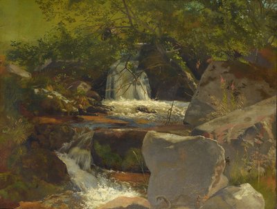 Potok w Schwarzwaldzie autorstwa Hans Thoma