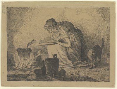 Kuchnia czarownic autorstwa Hans Thoma