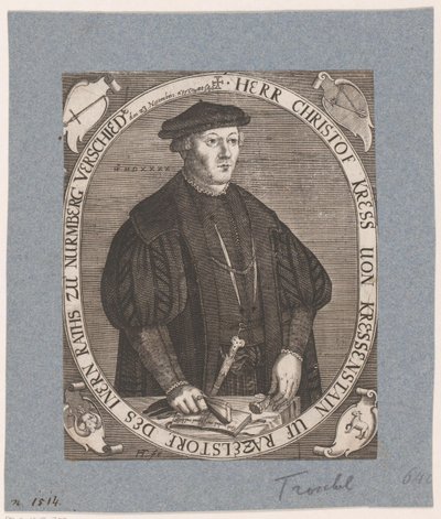 Portret Christopha II Kreßa von Kressenstein autorstwa Hans Troschel