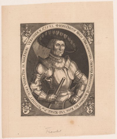 Portret Christopha I Kressa von Kressenstein autorstwa Hans Troschel