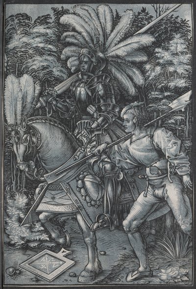 Rycerz i Lansquenet, ok. 1930 r. 1512. autorstwa Hans Wechtlin