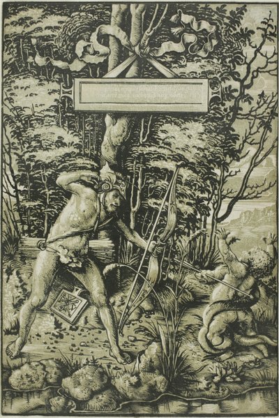 Alcon Slaying the Serpent autorstwa Hans Wechtlin I