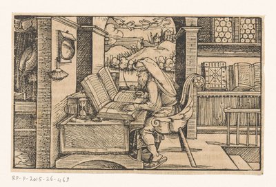 Cyceron w swoim gabinecie autorstwa Hans Weiditz (II) (attributed to)