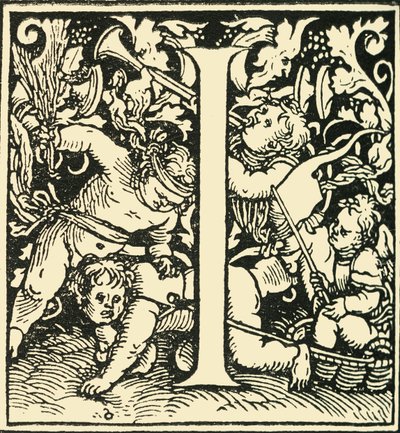 I - Alfabet Hansa Weiditza, c1520-1521, 1908. autorstwa Hans Weiditz