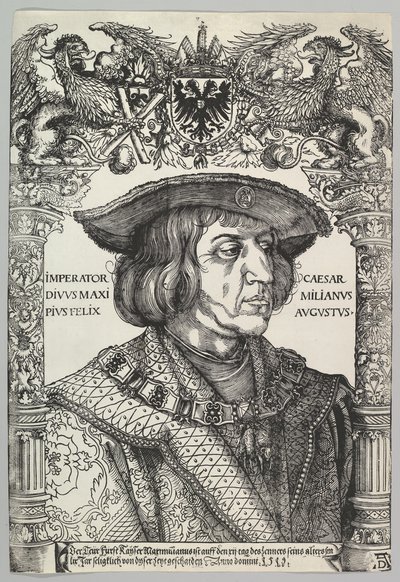 Portret cesarza Maksymiliana I, 1519. autorstwa Hans Weiditz