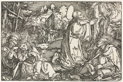 Agonia w ogrodzie autorstwa Hans Weiditz
