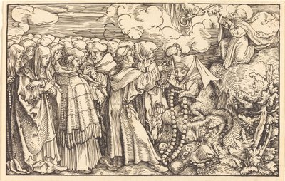 Alegoria - frywolność religijna autorstwa Hans Weiditz, II