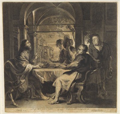 Posiłek w Emaus autorstwa Hans Witdoeck