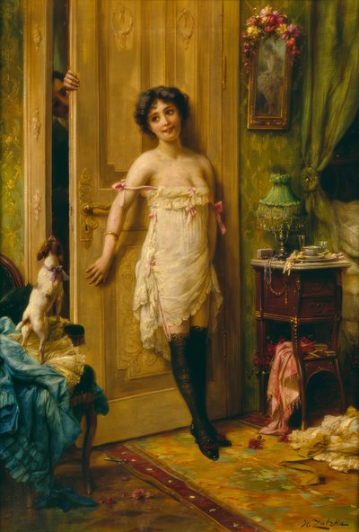 Gorący wielbiciel autorstwa Hans Zatzka