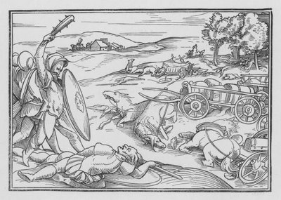David Smith Hadadezer i Syryjczycy, 2 Samuela VIII, 3 autorstwa Hans after Holbein the Younger