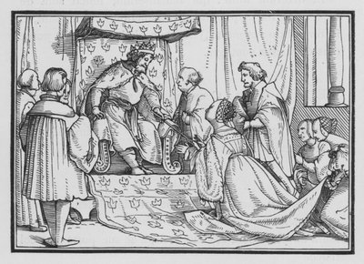 Estera jest koronowaną królową, Estera II, 17 autorstwa Hans after Holbein the Younger
