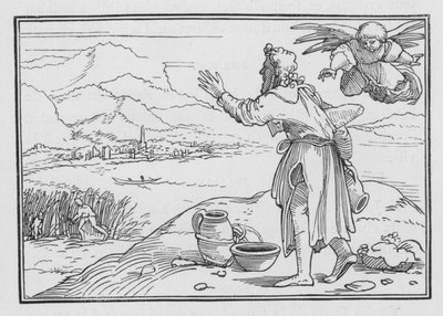 Habakuk Narzekanie na nieprawość ziemi, Habakuk I, 2 autorstwa Hans after Holbein the Younger