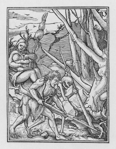 Taniec śmierci Holbeina: konsekwencje upadku autorstwa Hans after Holbein the Younger