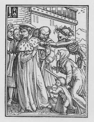 Taniec śmierci Holbeina: Książę autorstwa Hans after Holbein the Younger
