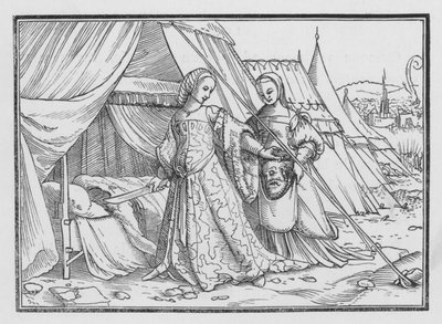 Judyta odcina głowę Holofernesa, Judyta XIII, 8 autorstwa Hans after Holbein the Younger