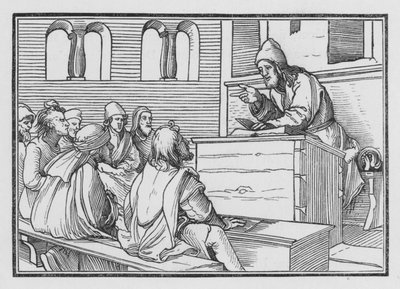 Proroctwo Amosa, Amos I, 1 autorstwa Hans after Holbein the Younger
