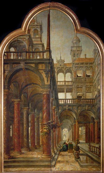 Zwiastowanie autorstwa Hans or Jan Vredeman de Vries