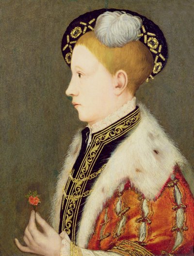Król Edward V (1537-53) autorstwa Hans school of Holbein