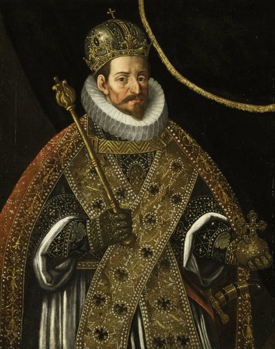 Maciej, cesarz Świętego Cesarstwa Rzymskiego (1557-1619) autorstwa Hans von Aachen (circle of)