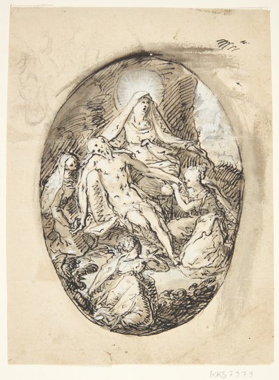 Żałoba autorstwa Hans von Aachen