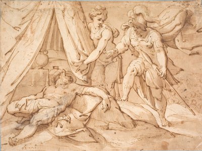 Duński:  Jael i Sisera autorstwa Hans von Aachen