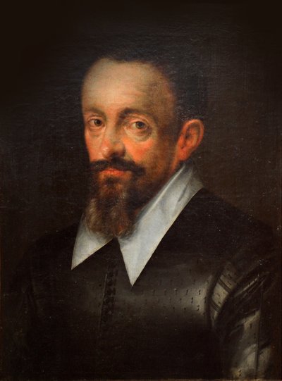 Portret Johannesa Keplera z lat 1571-1630, w latach 1601-1615. autorstwa Hans von Aachen
