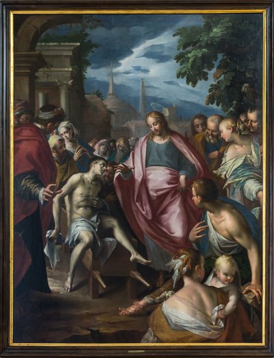 Wychowanie syna wdowy z Nain autorstwa Hans von Aachen