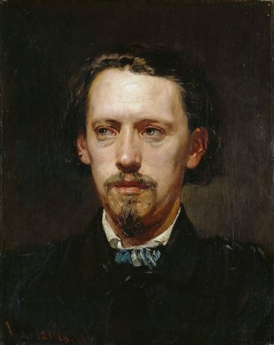 Portret Heinricha Antona Hegera 1832-1888, 1861. autorstwa Hans von Marées