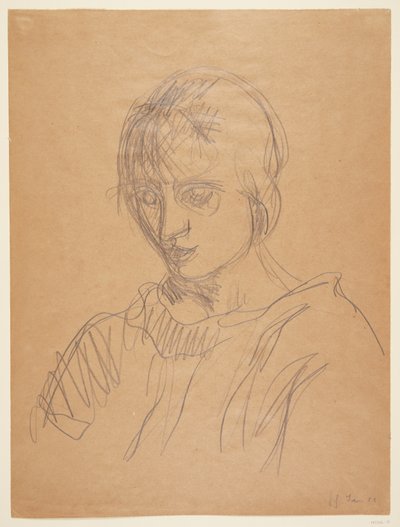 Portret żony artysty, Besse Giersing autorstwa Harald Giersing