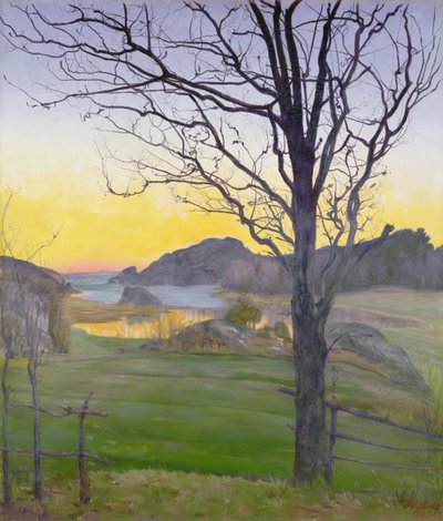 Jesienny krajobraz autorstwa Harald Oscar Sohlberg