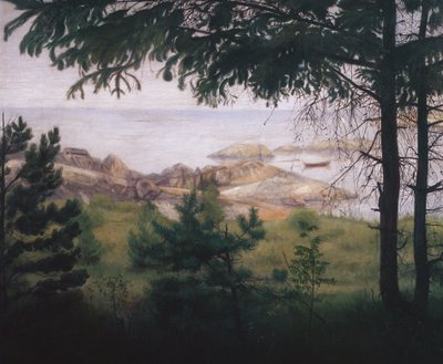 Nad morzem autorstwa Harald Oscar Sohlberg