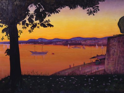 Z fortu Akershus (olej na płótnie) autorstwa Harald Oscar Sohlberg