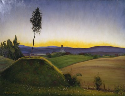 Krajobraz historyczny autorstwa Harald Oscar Sohlberg