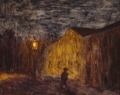 Latarnia (lampa) 1894 (olej na płótnie) autorstwa Harald Oscar Sohlberg