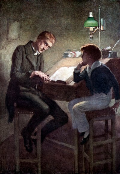 „David Copperfield” Charlesa Dickensa autorstwa Harold Copping