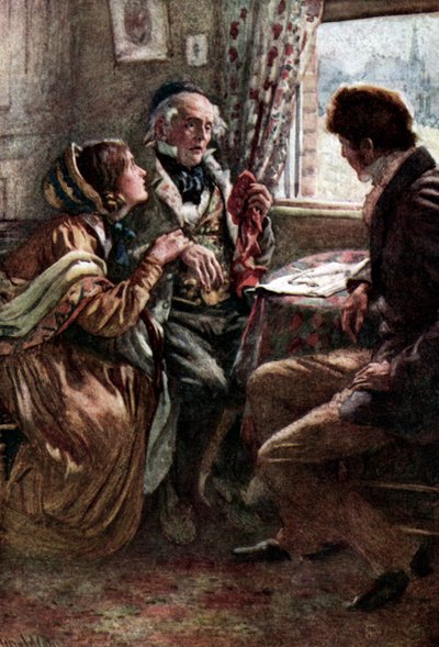 „Little Dorrit” Charlesa Dickensa autorstwa Harold Copping