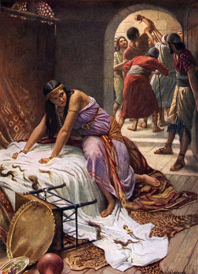 Delilah (kolor lito) autorstwa Harold Copping