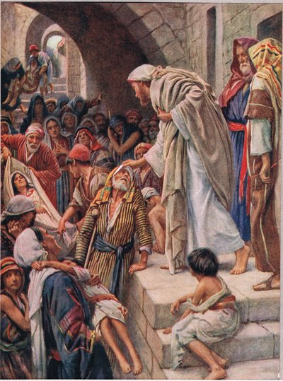 Uzdrawianie chorych autorstwa Harold Copping