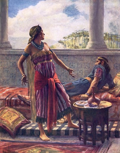 Jezebel autorstwa Harold Copping