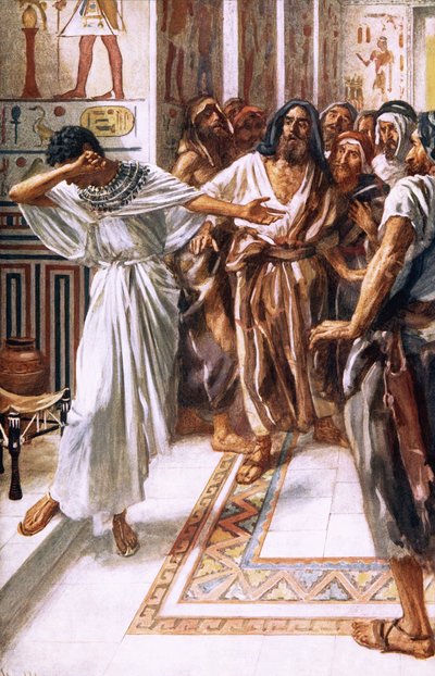 Józef znany swoim braciom autorstwa Harold Copping