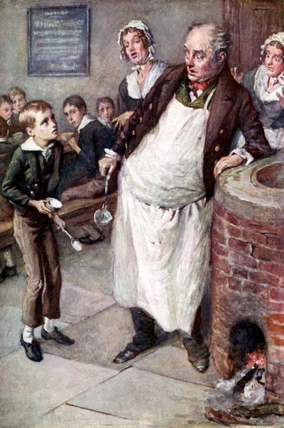 Oliver Twist autorstwa Charlesa Dickensa autorstwa Harold Copping