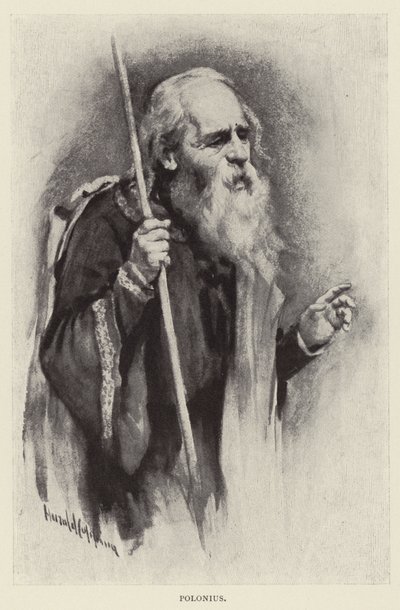 Poloniusz autorstwa Harold Copping